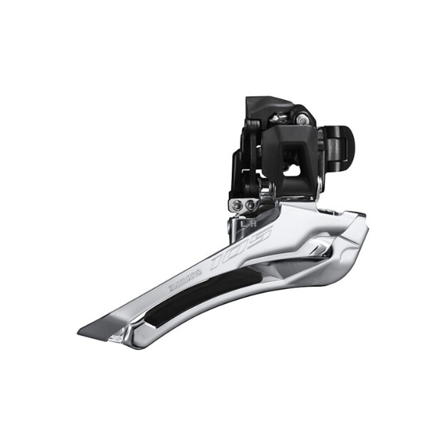 deragliatore anteriore shimano 105 montaggio a fascia di morsetto 2x12s