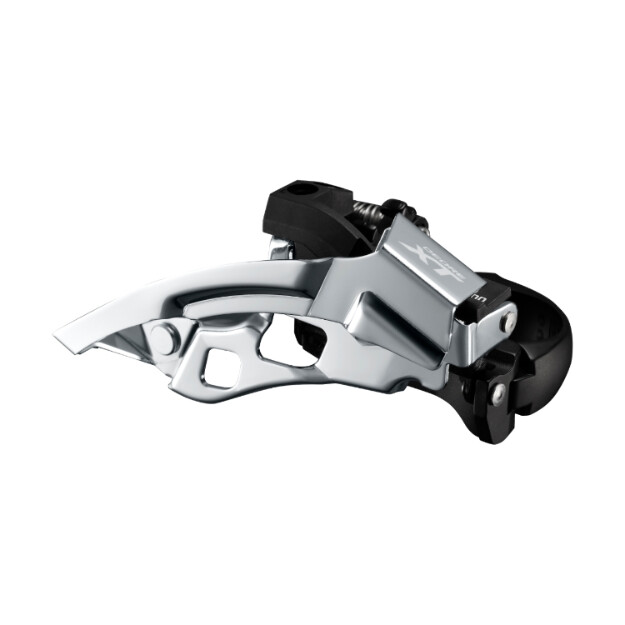 deragliatore anteriore deore xt top swing montaggio con fascia a morsetto per trekking 3x10