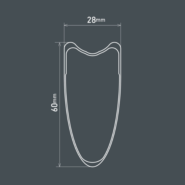 ruota freno anteriore tubolare dura-ace c60